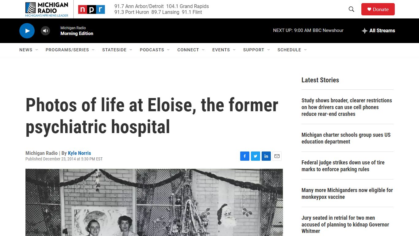 Photos of life at Eloise, the former psychiatric hospital